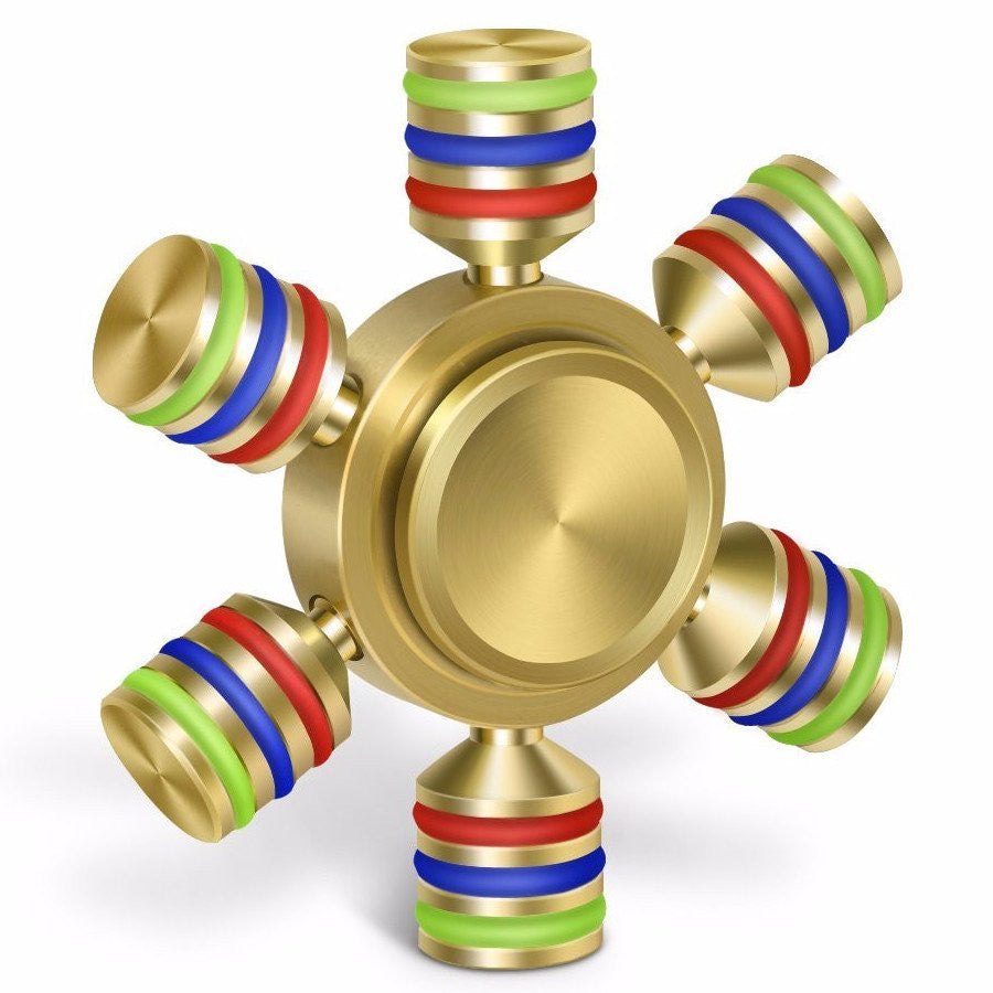 Copper Metal Fidget Spinner – Wonder Gears 3D Puzzle