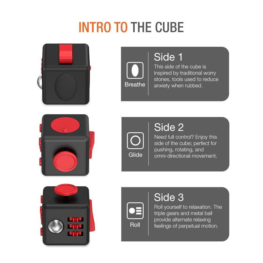 Kids Antistress Cube Toy Anxiety Depression Relief Tool