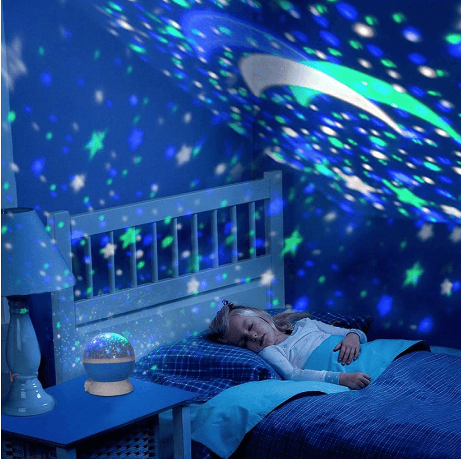 Remission Charlotte Bronte Passiv Starry Sky LED Night Light Projector Moon Lamp – Wonder Gears 3D Puzzle