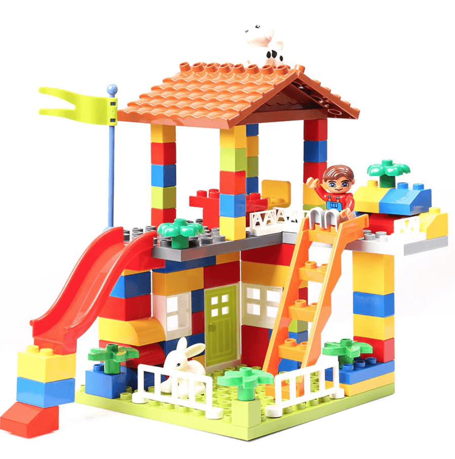 DIY Colorful Building Blocks House Castle - Main Image