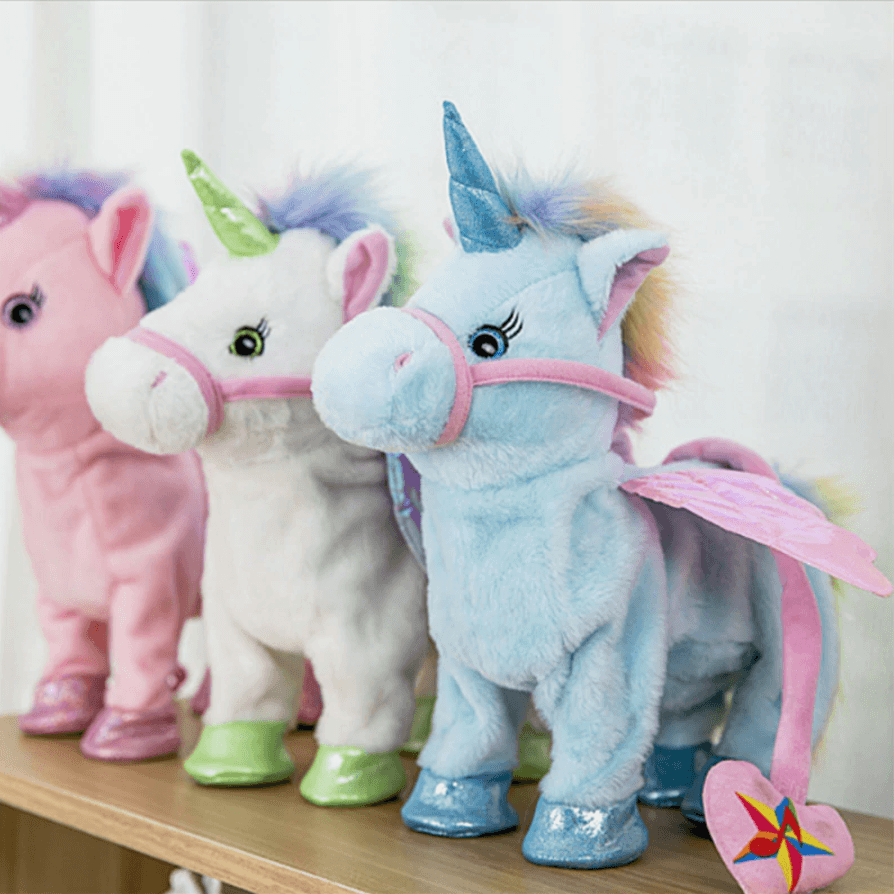Walking online unicorn toy