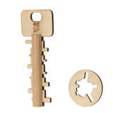 Wooden Unlock Key Educational Toys