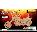 3D Puzzles - Motorcycle 1 (96 pcs)