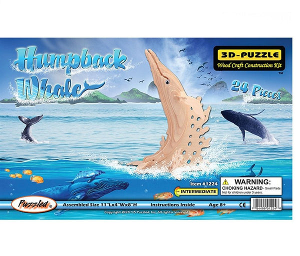 3D Puzzles - Humpback Whale (24 pcs)