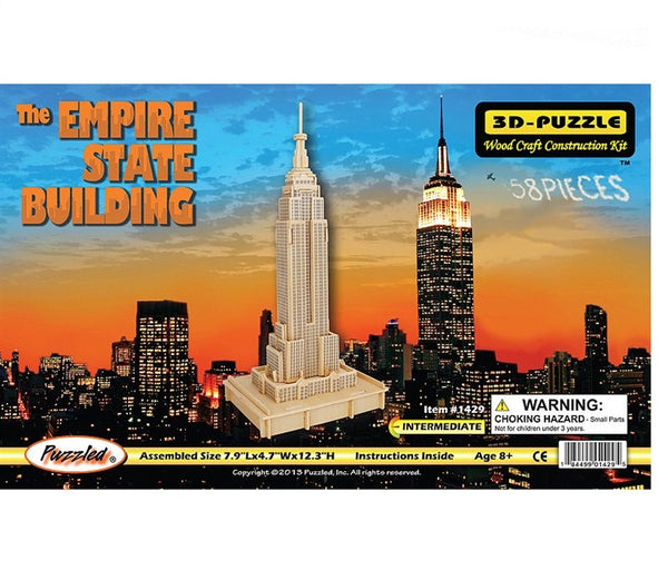 3D Puzzles - The Empire State Building(58 pcs)