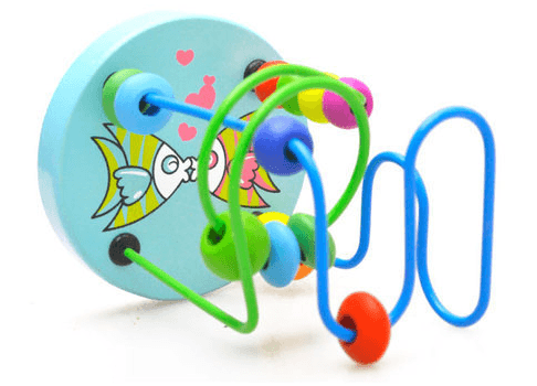 Wooden Early Education Round Bead Toy Brick