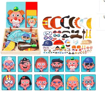 Magnetic Puzzle Wooden Toy