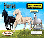 3D Puzzles - Horse (31 pcs)