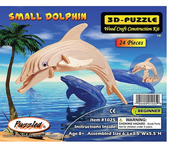 3D Puzzles - Small Dolphin (24 pcs)