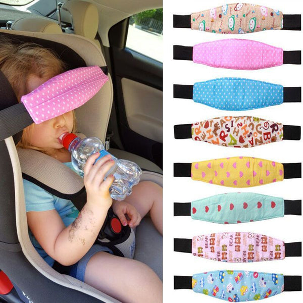 Baby head support for car seat