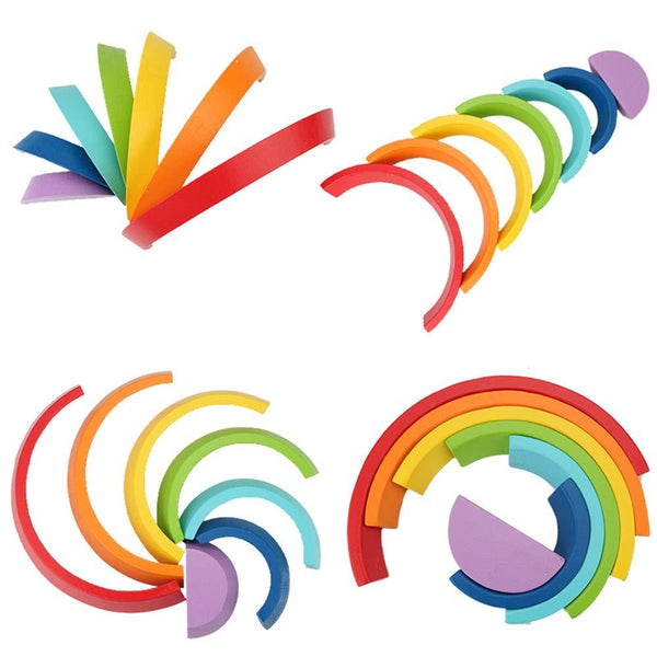 Wooden Rainbow Toy