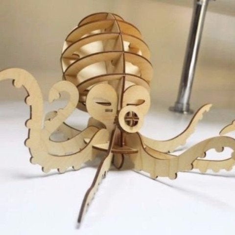 3D Puzzles - Octopus (32 pcs)