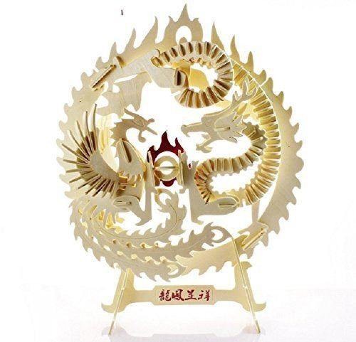 3D Puzzles: Lucky Dragon & Phoenix (147 pcs)