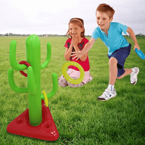 Inflatable Cactus Ring Toy