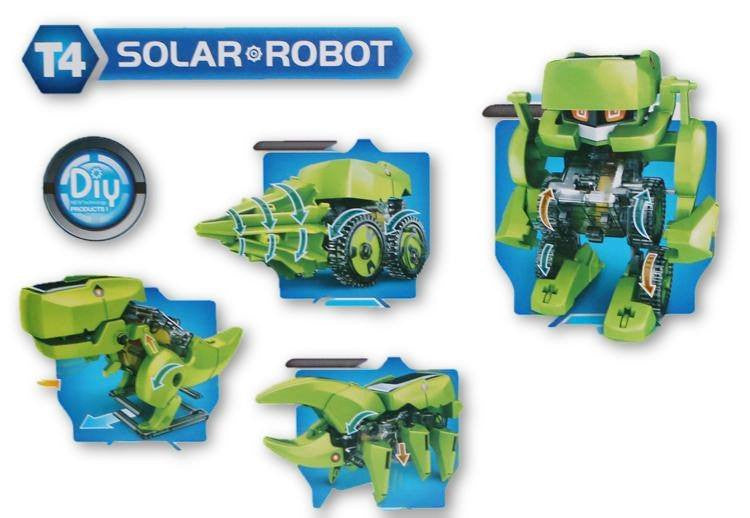 Solar Robot 4 in 1 Advanced Assembly Age 10 Wonder Gears 3D Puzzle