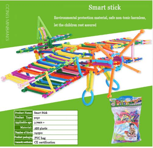 Smart Stick Assembled Building Blocks