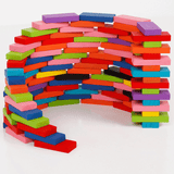 Wooden Colorful Dominos