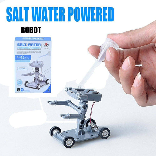 Salt Water Powered Robot