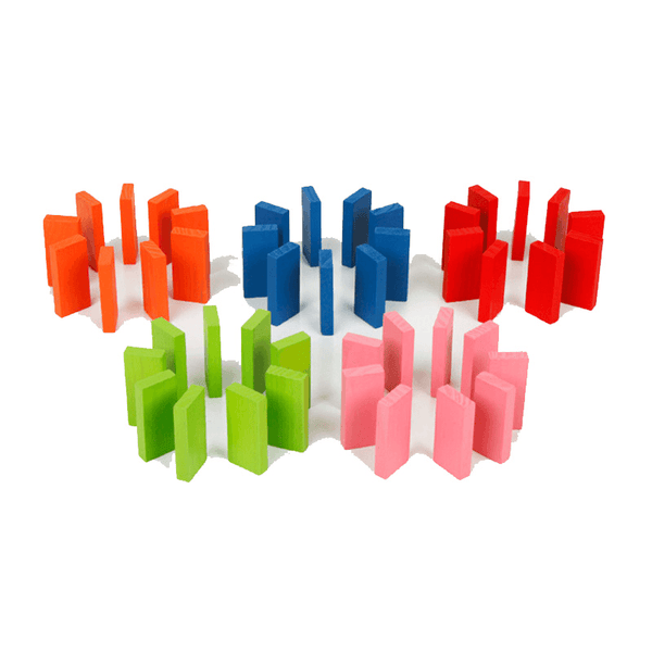 Wooden Colorful Dominos