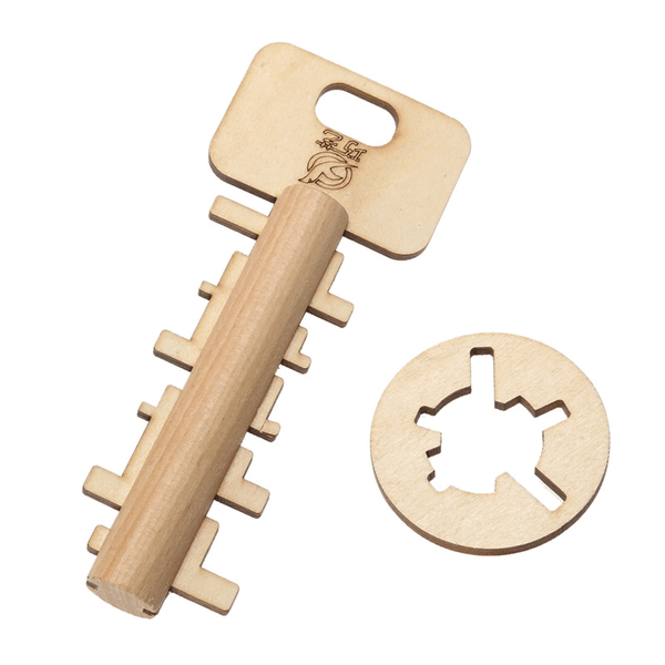 Wooden Unlock Key Educational Toys