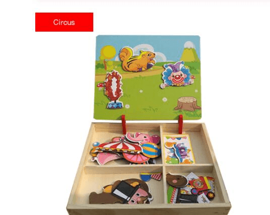Magnetic Puzzle Wooden Toy