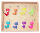 Wooden Montessori Tray Locks Set