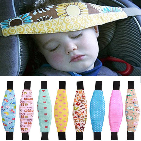 Baby head support for car seat