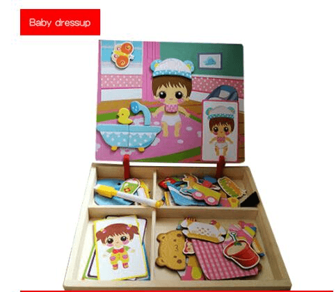 Magnetic Puzzle Wooden Toy
