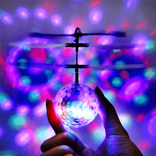 Flying Magic Ball LED Flashing Mini Drone Wonder Gears 3D Puzzle