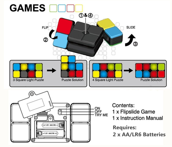 Magic Cube Flipslide Puzzle