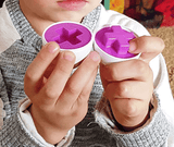Matching Shapes and Colors Puzzle Eggs - 6 PCS