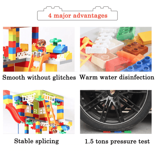DIY Colorful Building Blocks House Castle