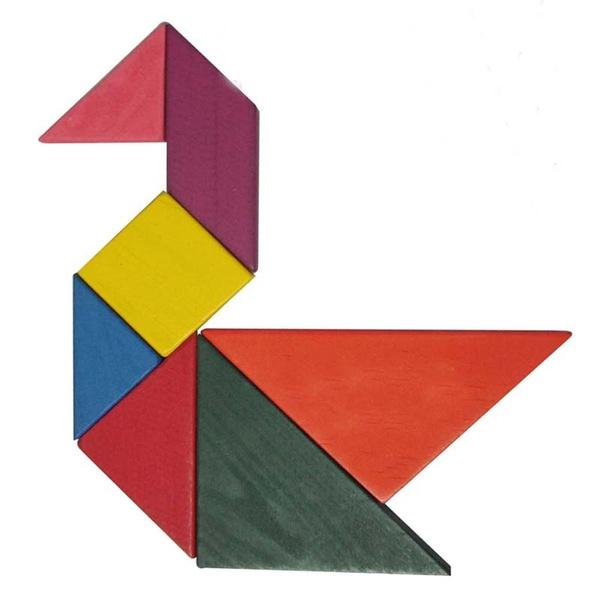 Wooden Tangram Jigsaw Puzzle Toy