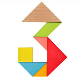 Wooden Tangram Jigsaw Puzzle Toy