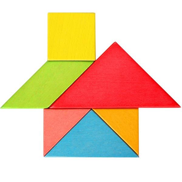 Wooden Tangram Jigsaw Puzzle Toy