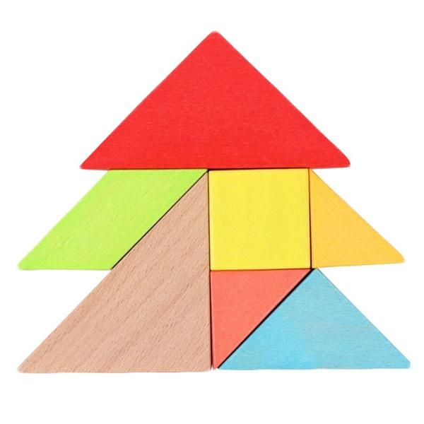 Wooden Tangram Jigsaw Puzzle Toy