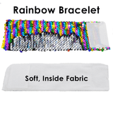 Reversible Sequin Cuff Bracelet