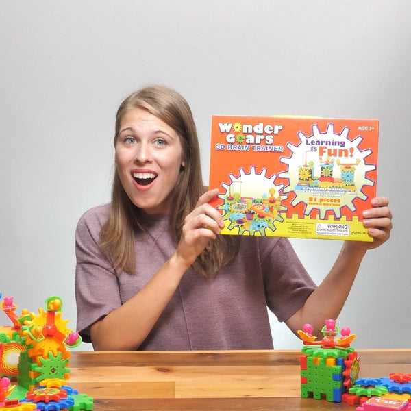 Wonder Gears™ 3D Brain Trainer Building Set (Age 3+)